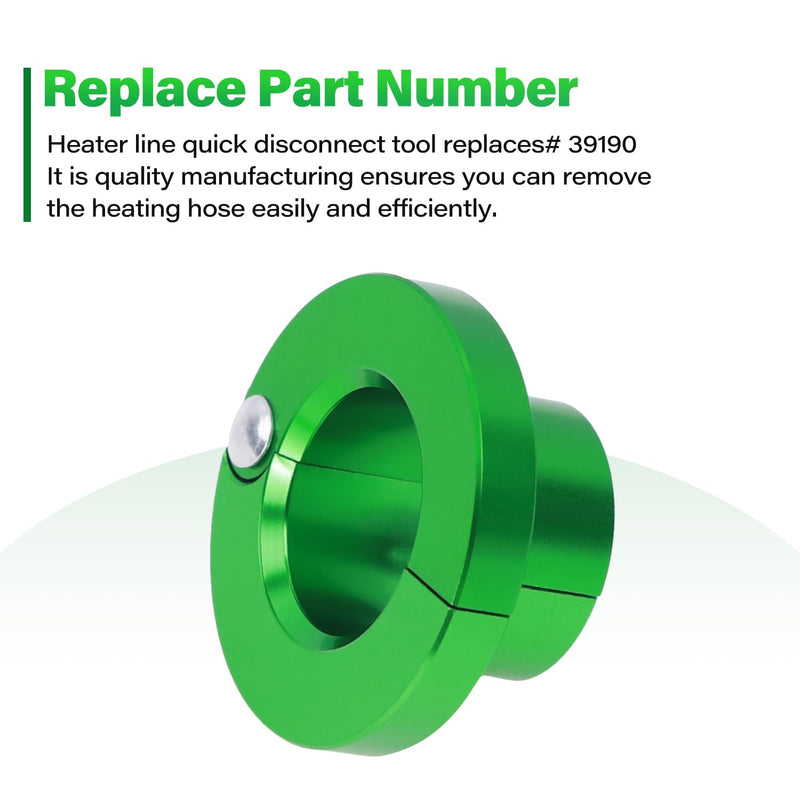 Heater Hose Disconnect Tool Compatible with GM Vehicles 3/4" Heater Quick Removel Release Tool # 39190 (Green) Green