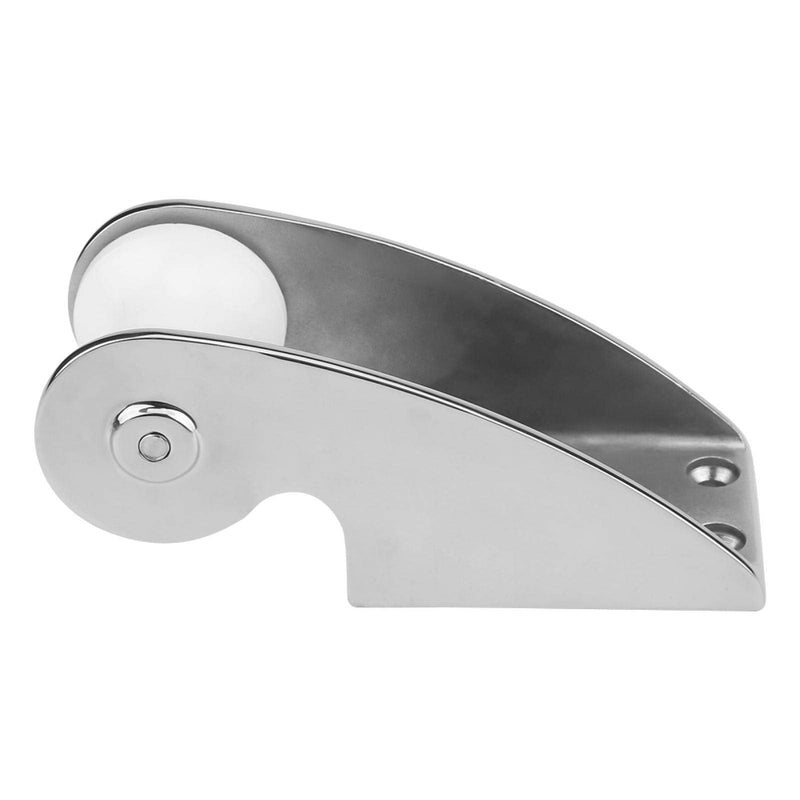 Bow Anchor Roller, Stainless Steel 316 Stainless Steel Bow Anchor Fixed Bracket, Heavy Duty Setting and Retrieving Rubber Roller for Marine Yacht Docking
