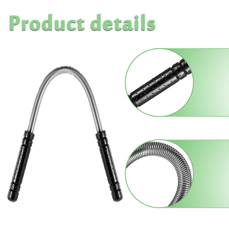 2 Pieces Black Facial Hair Remover Quick Hair Removal Epilator Tool,Facial Hair Remover Manual Epilator Spring Face Hair Roller Threading Epilator Tools for Face Hair Removing Tool