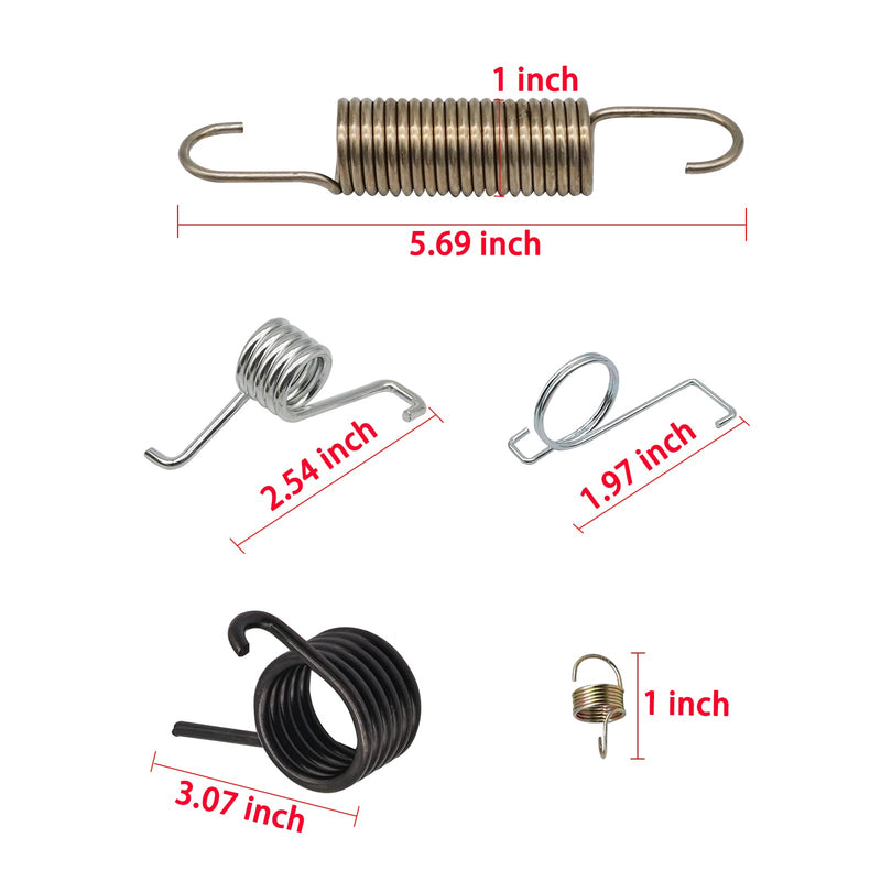 Brake Pedal Return Spring Kit, Suitable for Yamaha Drive 2012-Up Golf Cart OEM# JW8-F7316-00-00 JW8-F7426-00-00 JW8-F815H-00-00 JW8-F7825-00-00 90506-09800-00