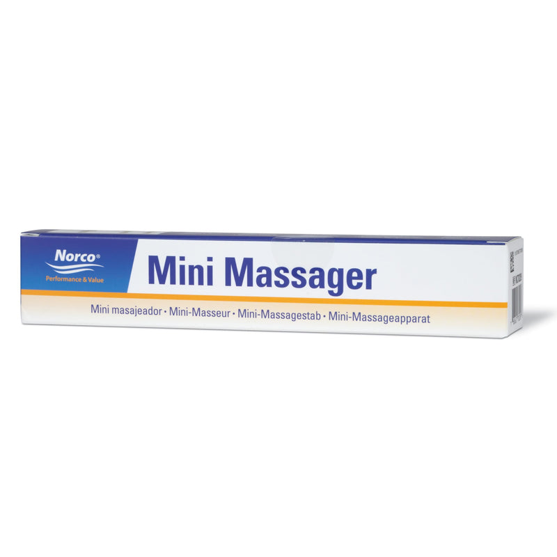 Norco Mini Therapeutic Massager with Battery. Hand-held Portable Therapeutic Vibrating Therapy Tool for Scar Tissue, Hand, Finger, Feet, Face, Elbow, Neck. Post-Surgery, Arthritis Pain. NC70209