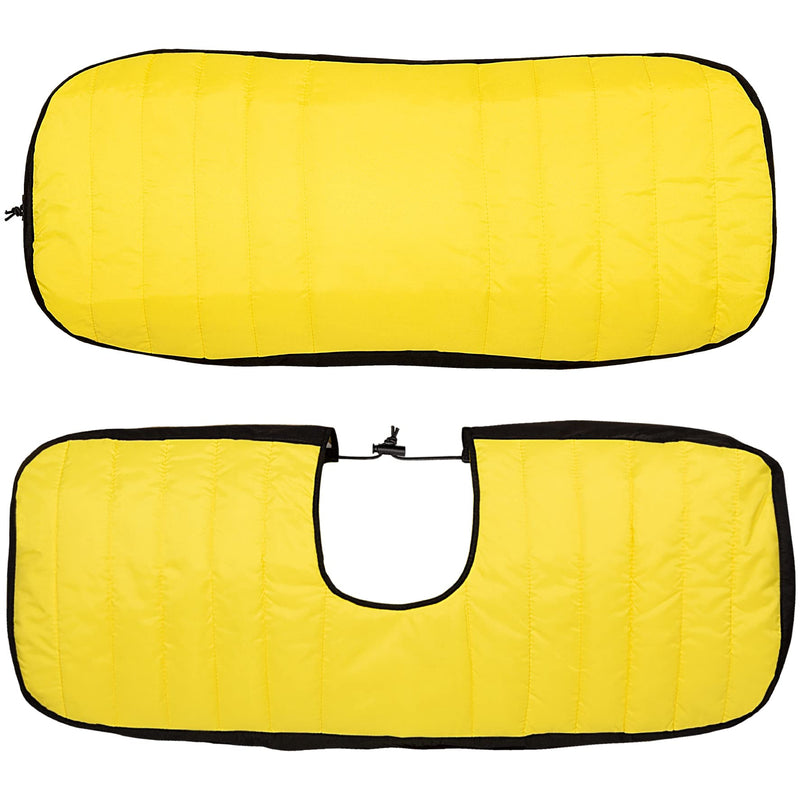 LP66449 Mid-Size Bench Seat Cover fit for John Deere Gator XUV560 XUV590 - Yellow Front Cushioned Seats Weatherproof Oxford 300D Fabric