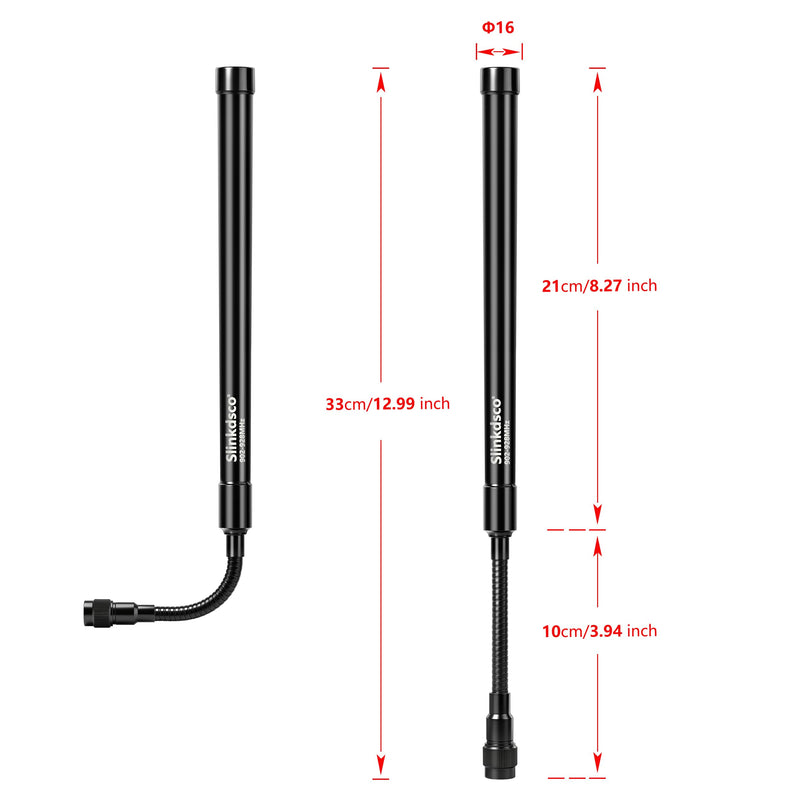 Waterproof Long Range Meshtastic 915MHz LoRa Flexible Gooseneck SMA Antenna | for ESP32 LoRa Heltec V3 V4 RAK Development Board and Wio Tracker L1 Pro SenseCAP Solar Meshtastic Node, Slinkdsco
