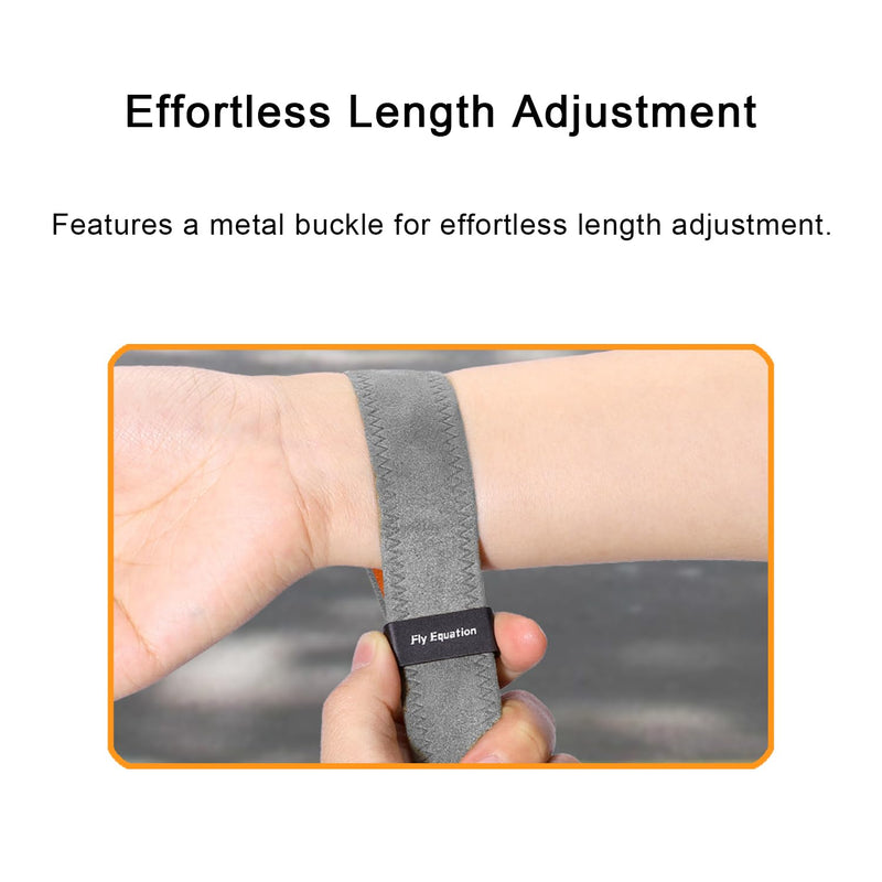 Camera Wrist Strap, Quick Release Hand Strap, Adjust Tightness for Sony Nikon Canon DSLR, 130lb Load Capacity Grey