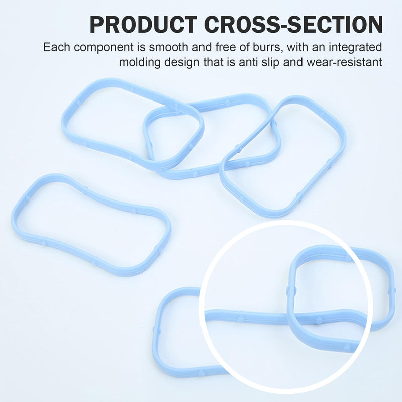 Intake Manifold Gasket, MS97205 Engine Upper and Lower Intake Manifold Gasket Kit, Compatible with Chrysler 200 300 Dodge Challenger Charger Caravan Cherokee Durango Jeep Wrangler