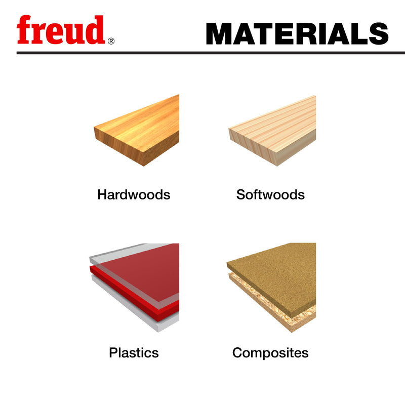 Freud 71-040: 1/8" (Dia.) O-Flute Straight Bit with 1/4" shank