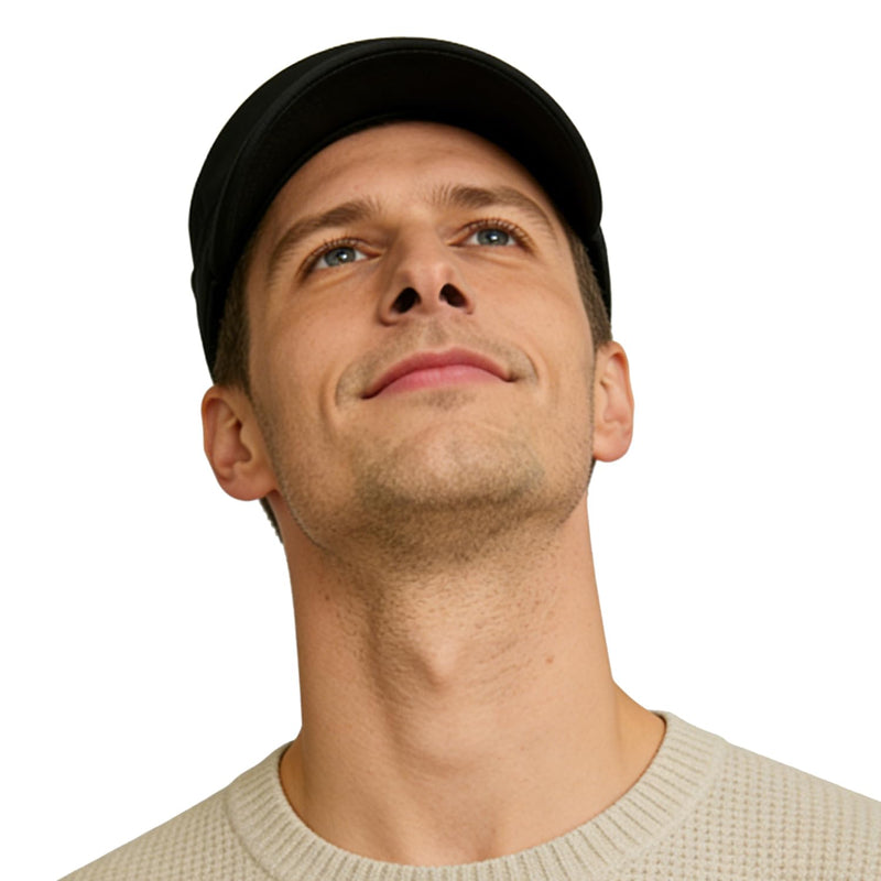 Effective 99.99% Anti R.adiation Cap E.M.F Protection Hat Shielding WiFi 5G Hat Black, 51-61cm/21-24in One Size Black2-flat Cap