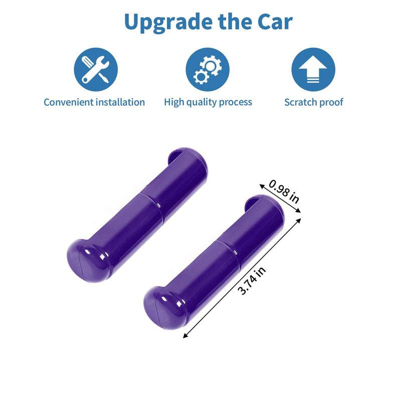 for Jeep JL Windshield Hinge Trim Cover for Jeep Wrangler JL JLU Gladiator JT 2018-Present Purple Exterior Accessories 2pcs