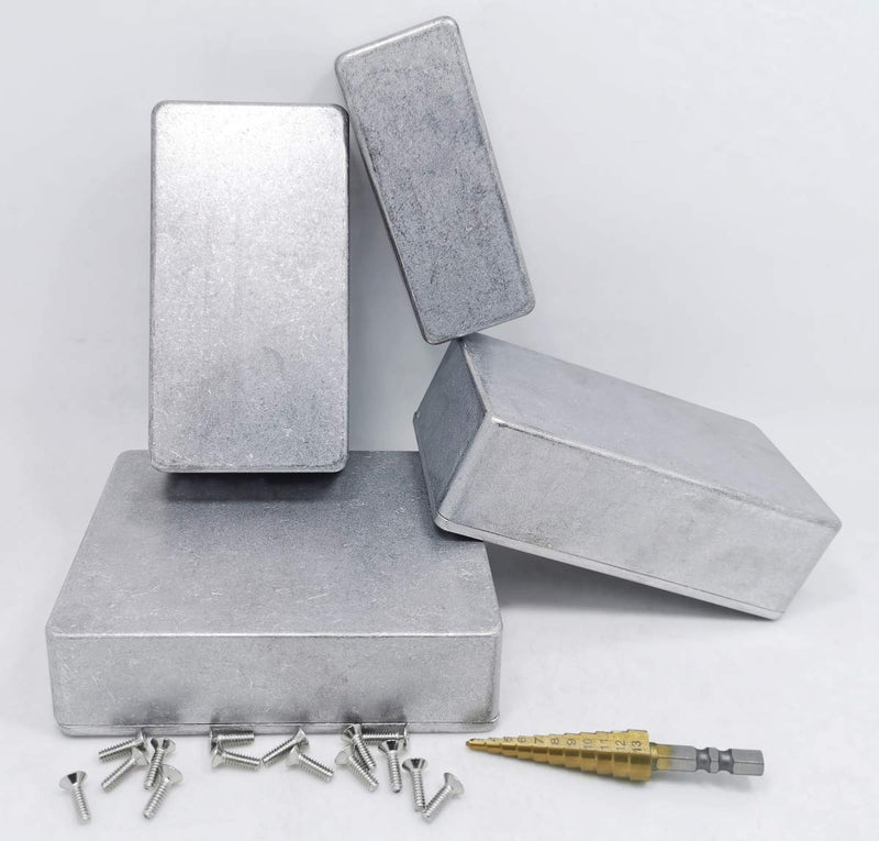 4 pcs Aluminum Enclosure Assortment 1590B 1590BB 125B 1590A