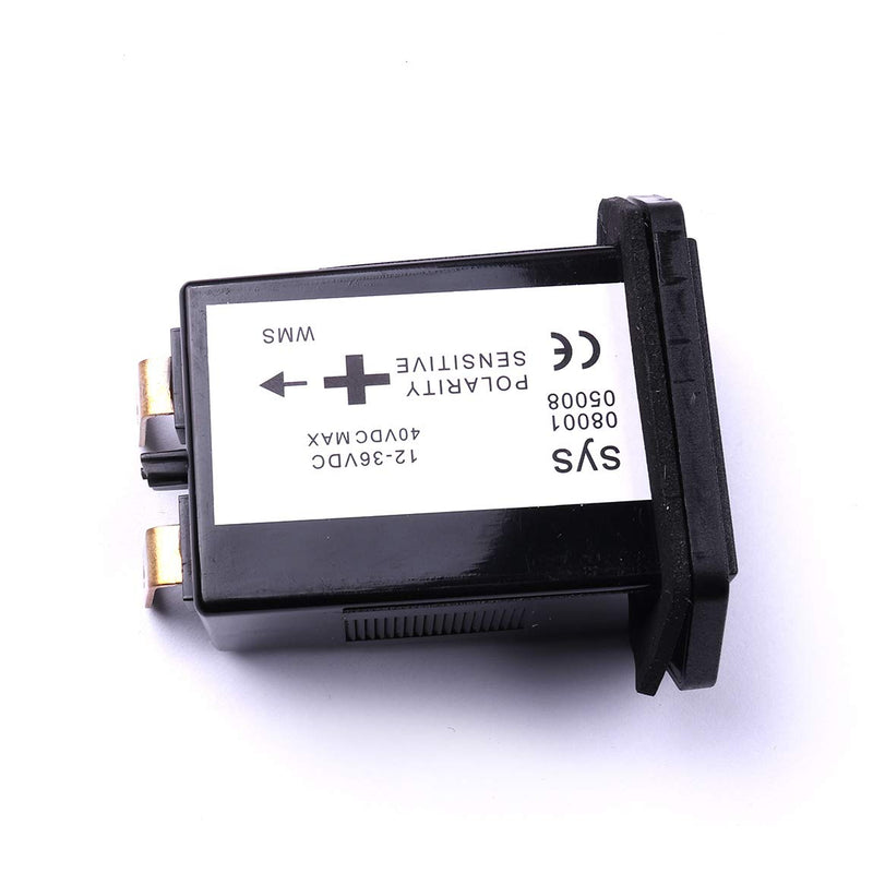  [AUSTRALIA] - ATOPLEE Mechanical Hour Meter 12v to 36v Truck Tractor Diesel Outboard Engine Hour Meter Rectangular