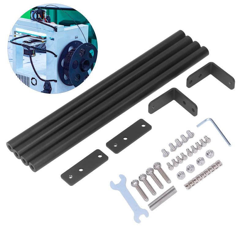 Aluminum Alloy Supporting Rod Set S4 Metal Tie Rod for CR-10S CR-10 3D Printer Stabilization