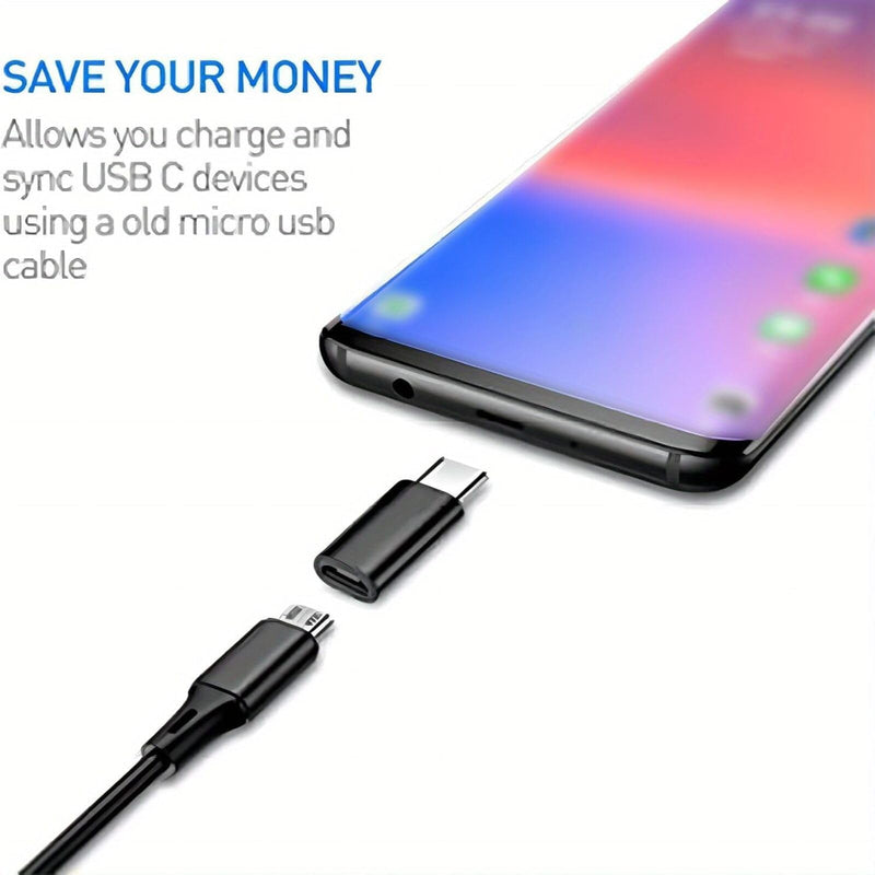 4 Pack USB to USB Adapters Mixed Type Converters for Charging and Data Transfer with Computers and Peripherals 4
