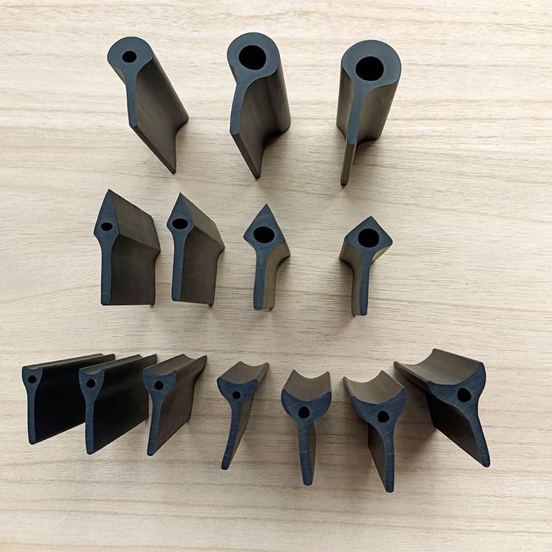 Rubber Sanding Block for Woodworking, 14 Pack Double Ended Flexible Sanding Pads for Grinding and Polishing Contours and Corners