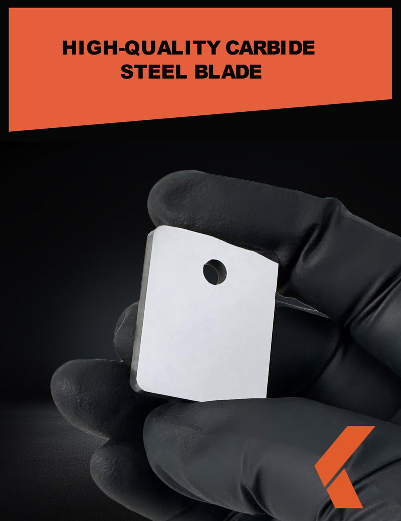 Tungsten Denibbing Blade File Tool 2-in-One Automotive Paint Stripper and Sanding Pad Block for Removing Dust, Paint Imperfections or Stains Black