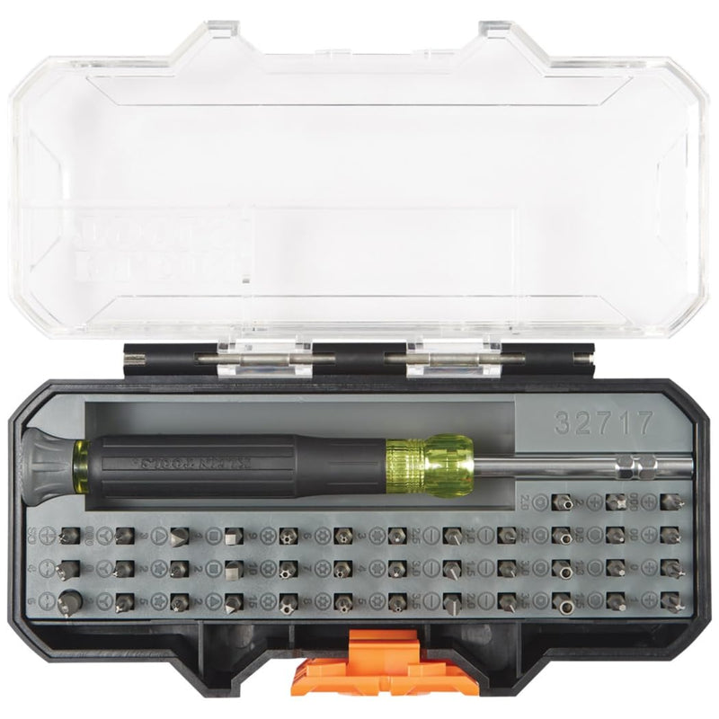 Klein Tools 32717 Precision Screwdriver Set with Case, All-in-One Multi-Function Repair Tool Kit Includes 39 Bits for Apple Products 39 Bit Driver Set