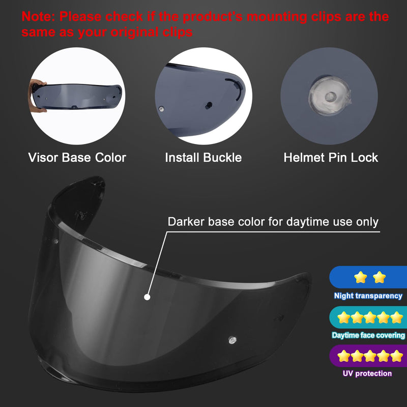 psler Sedici Strada 2 Visor - Sedici Strada 2 and Strada 3 Face Shield Motorcycle Helmet visor Accessories Replacement for LS2 FT2 VECTOR Sedici Strada 2 Strada 3 FF801 FF397，Dark Black Dark Black