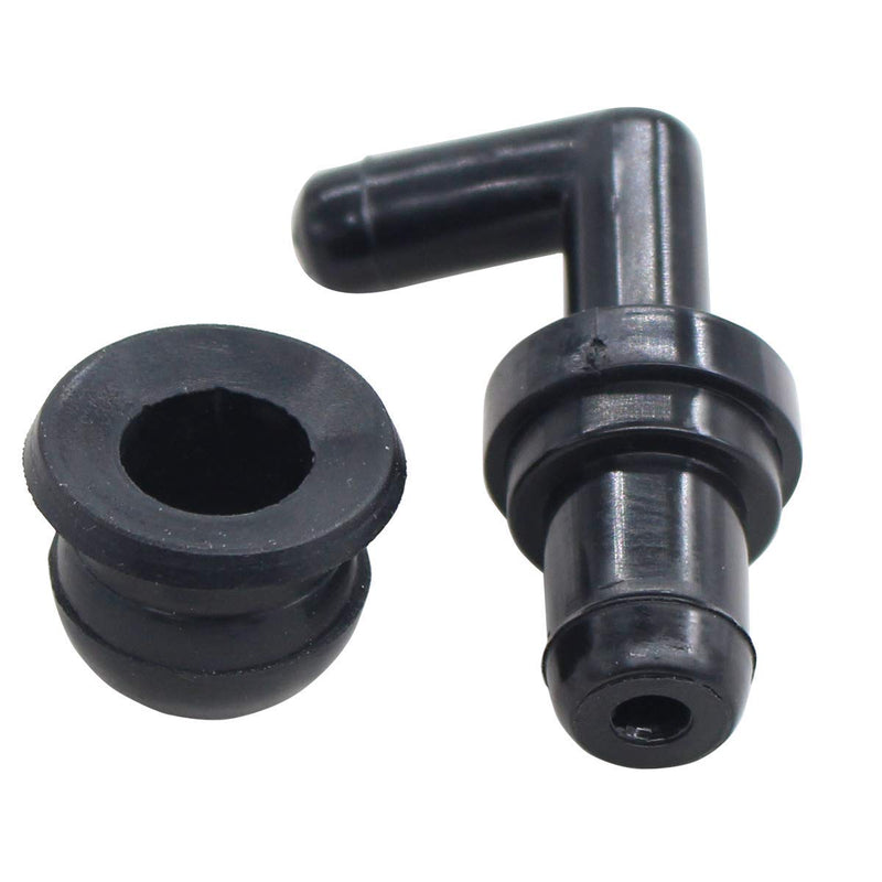NewYall PCV Valve and Grommet Fitting for Acura CL Integra Legend SLX Vigor Honda Accord Civic Odyssey Prelude Isuzu Amigo Oasis Lexus GS300 RX300 Toyota Avalon Highlander Solara Supra Tercel