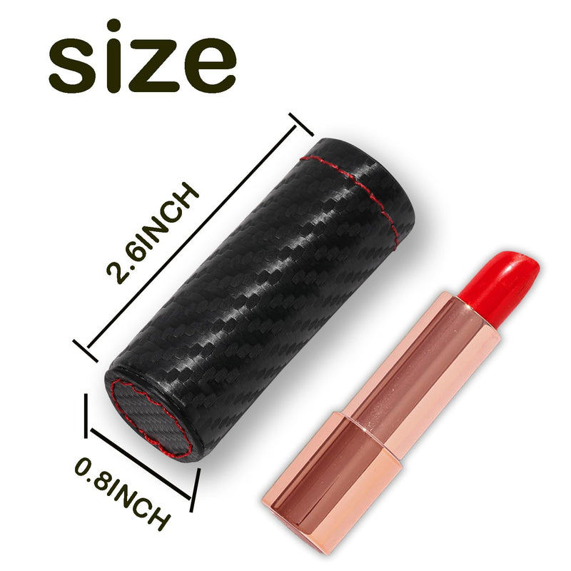 Car Lip Balm Holder - Strong Adhesive Upright Insulated for Car Lipstick Chapstick Holder Women Car Interior Accessories for Car Vent Side Center Console Steering Wheel Below（2 Pack） 2