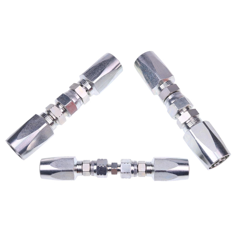 FridayParts Hydraulic Hose Field Repair Kit 1/4", 3/8", 1/2" ID for 2-Wire Hydraulic Hoses