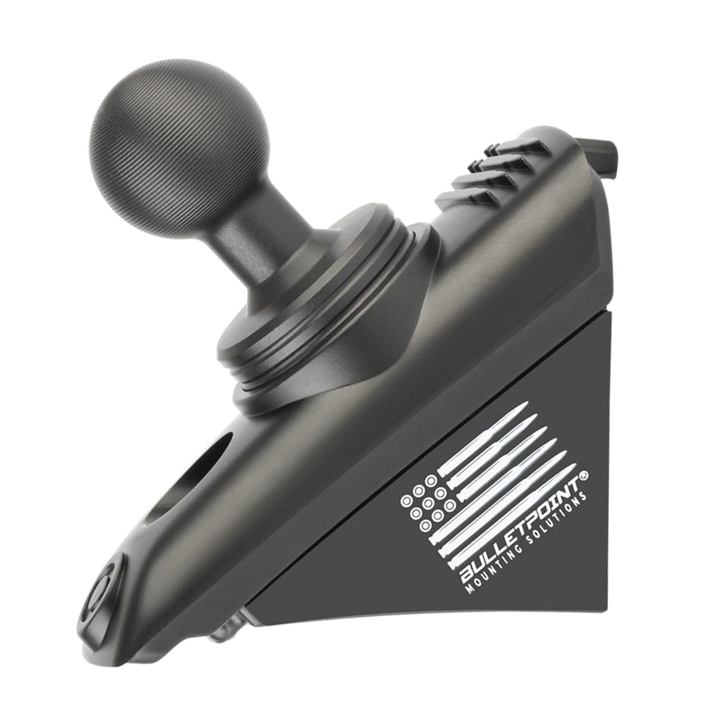Bulletpoint Mounting Solutions A-Pillar Device Mount with 20mm Ball Compatible with 2018-2023 Jeep Wrangler JL & 2020-2023 Jeep Gladiator