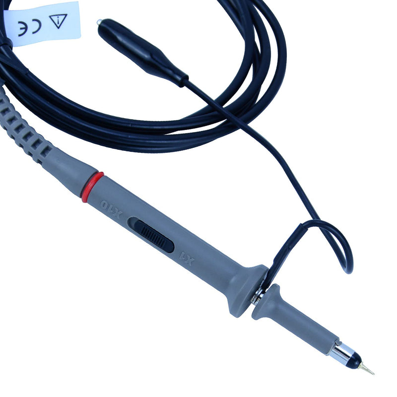 Hantek Universal Oscilloscope Probe with Accessories Kit 200MHz Oscilloscope Clip Probes with BNC to Test Lead Kit 1X 10X (PP-200) PP-200