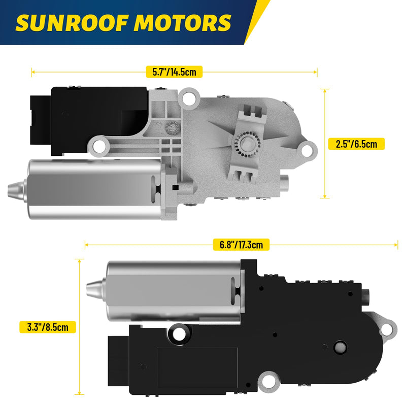 BB5Z-15790-A Sunroof Motor Left or Right Compatible with Ford Explorer 2011-2017 Moon Roof Replaces for BB5Z15790A