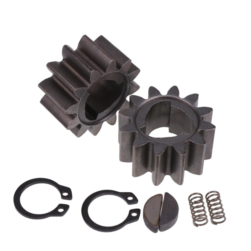 Drive Gear Kit 12 Teeth 42661-VE2-800 Gears & 42672-VE2-800 Keys & Springs & Clips Compatible with 21" Honda Mower HRR216 HRS216 HRB216K4 HRB216K5