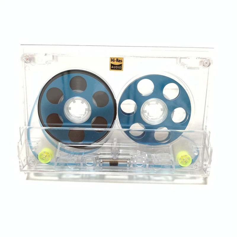 Reel to Reel Blank Audio Cassette Tape for Music Recording - Normal Bias Low Noise - 48 Minutes - Transparent Acrylic [ 5 Pack Blind Box Includes 5 of 54 Styles Tapes ] 5 Packs Blind Box