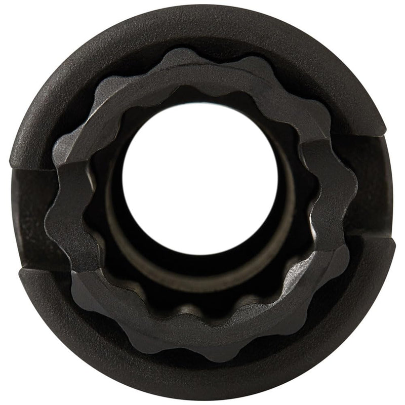 Klein Tools 66031 3-in-1 Slotted Impact Socket, 12-Point Deep Sockets, Coaxial Spring Loaded, 3/4 and 9/16-Inch Hex Sizes, 1/2-Inch Drive 3/4-Inch and 9/16-Inch Spring Loaded Socket