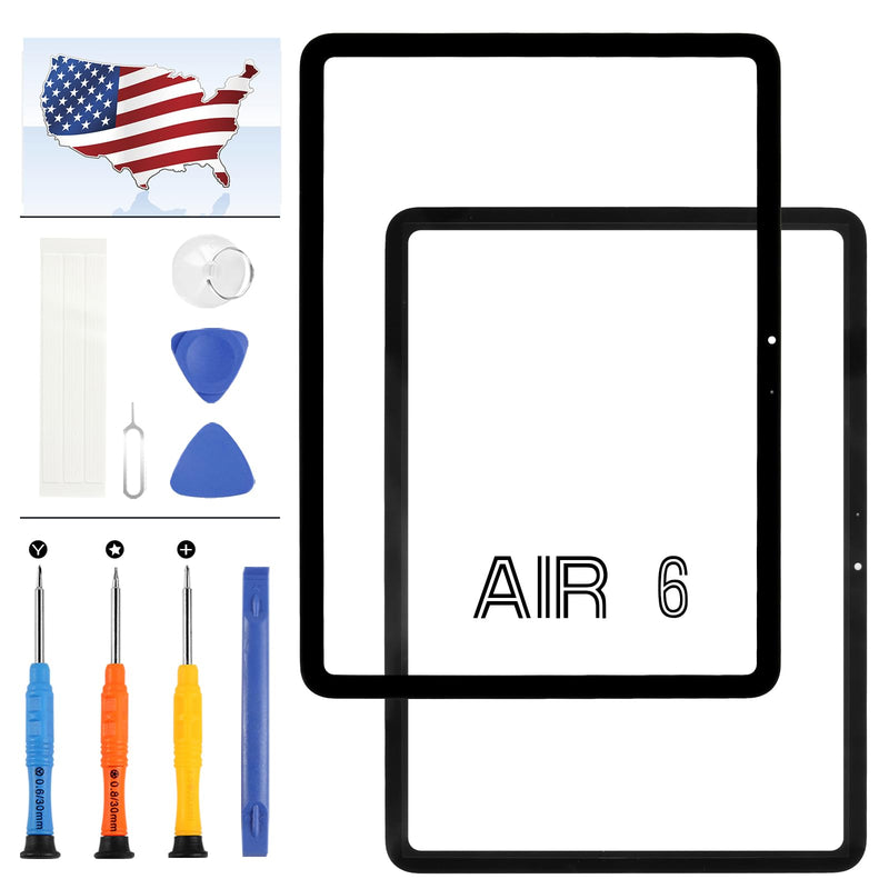 for iPad Air 6 11" 2025 M3 Outer Glass Only Replacement Front Glass Panel Without LCD/Digitizer with Tools for for iPad Air 6th Gen 11" A3267 A3270 Screen Repair Part