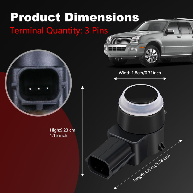  [AUSTRALIA] - 1EW63TZZAA Parking Assist Sensor Compatible with Dodge Ram 1500 2500 3500 Journey Durango,Jeep Commander Liberty Grand Cherokee,4PCS Reverse Rear Backup Bumper Parking Sensors