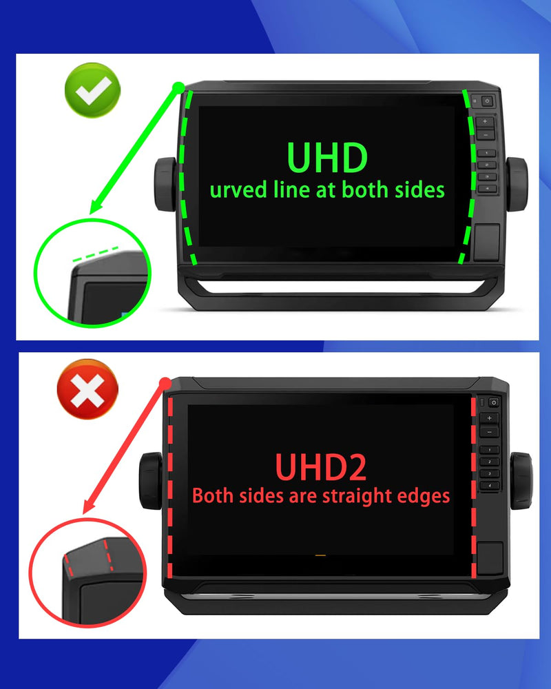 Gar*min Fish Finder Echomap【UHD】 9Inch Nano Screen Protector for Gar*min Echomap UHD 92sv 93sv 94sv 95sv Chartplotters Touchscreen EchoMAP Boat GPS Anti-Scratch HD Clear[NOT for UHD2 9"]