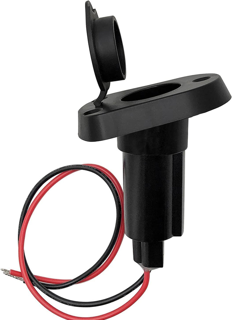 Young Marine All-Around LED Navigation Light with 2-Pin Standard Pole, 24" with Base (With Flag) With Flag