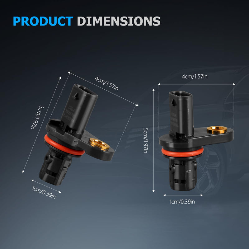 OTO-K Intake and Exhaust Camshaft Position Sensor Compatible with Chevy Cruze Trax 1.8L L4,Sonic Aveo 1.6L 1.8L L4,Pontiac G3 1.6L L4,Replace#55565708 55565709 25195555