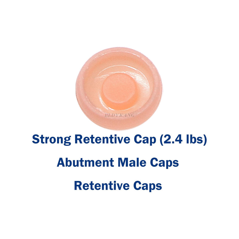 implants Replacement Male Caps Metal Housing 0.8 lbs 1.2 lbs 2.4 lbs (Overdenture Male Caps KIT) Overdenture Male Caps KIT