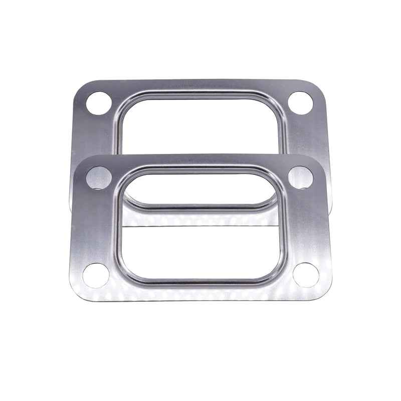 2 Pack T3 Turbo Turbocharger Inlet Gasket Stainless Steel T3/T4 Garrett