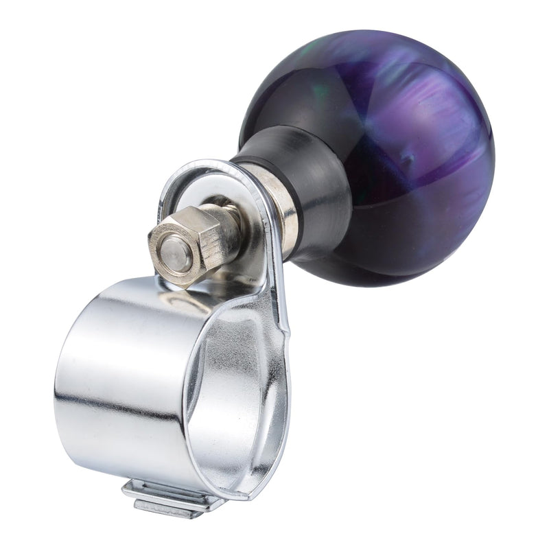 Abfer Ball Steering Wheel Suicide Spinner Knob Car Turning Asisting Wheel Handle Brody Knobs Fit Most Vehicles Trucks, Purple-1