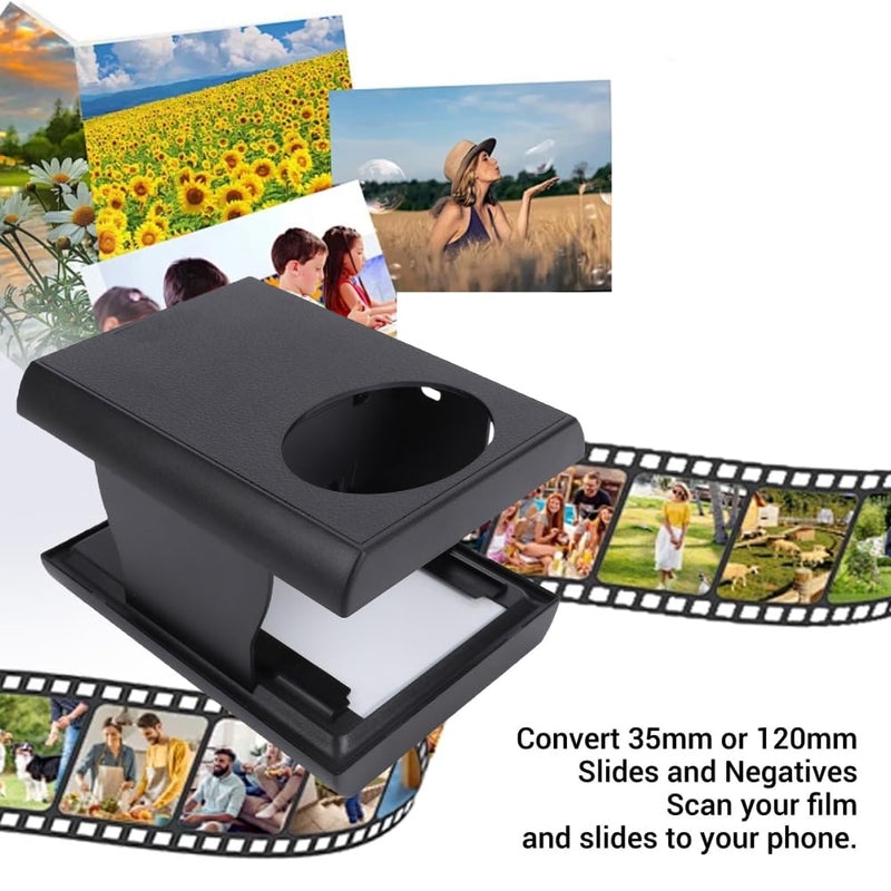 GOWENIC Mobile Film Scanner Digitizer Set for 35mm 120 Negative Film to Digital, Negative Digitizer 35mm Slide and Scanner, Portable Photo Converts to Digital