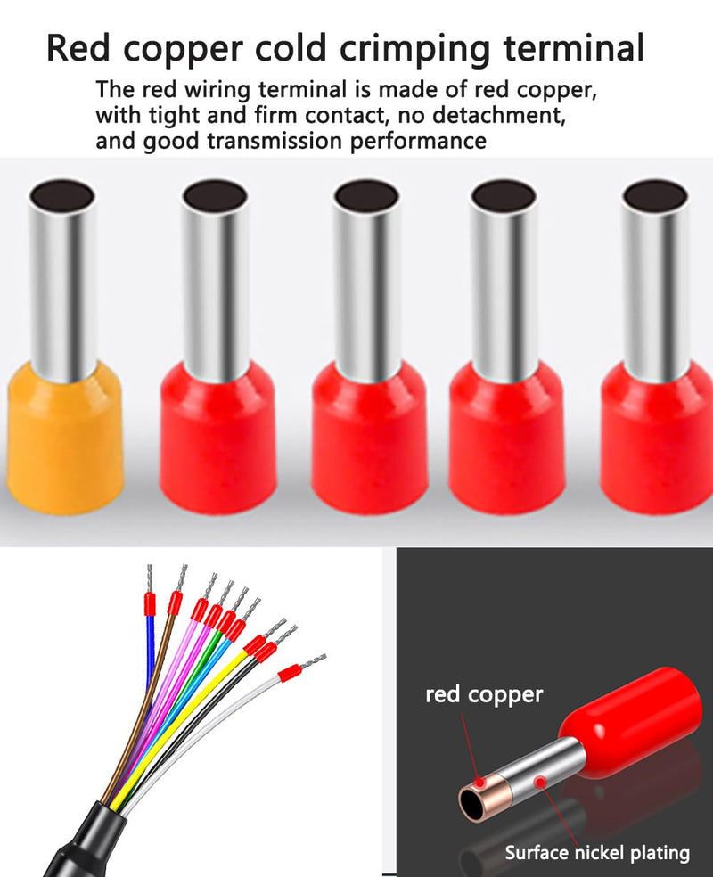 DB9 Connector RS232 Serial Cable,DB9 Female to Bare Wire,D-SUB 9-Pin Connector RS232 to Bare Wire Cable,9 Wire All Provided with Wiring Terminals-Black (DB9 Female 5FT) DB9 Female 9PIN 5FT