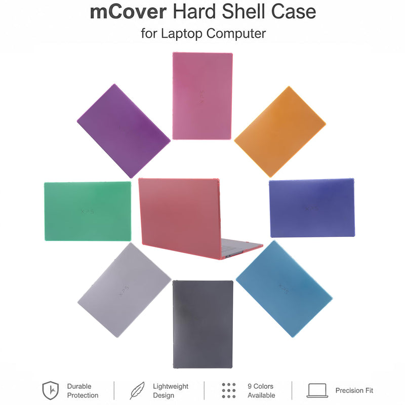 mCover Case for 16-inch Dell XPS 16 DA16260 Windows Laptop PC (Released After Feb. 2026, Without 360 ° Hinge, NOT Fitting Any Other Dell Models)- Black