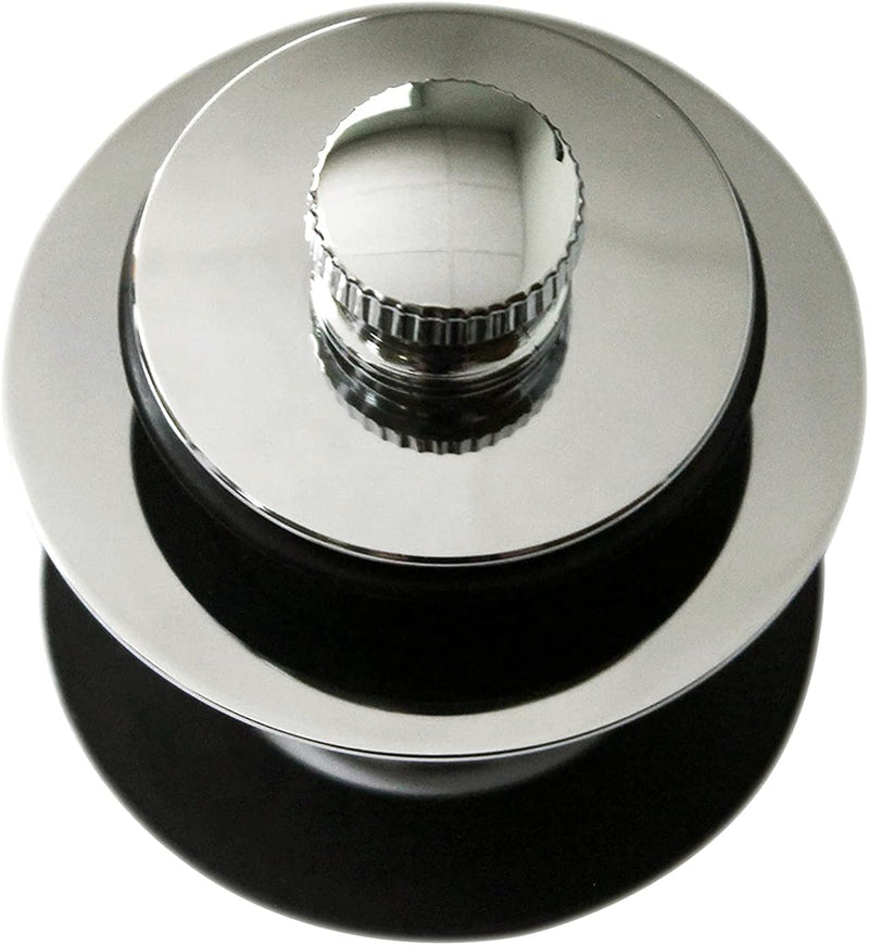 Westbrass D3324-05 1-1/2" NPSM Pull & Drain Bathtub Plug, Coarse Thread, Polished Nickel