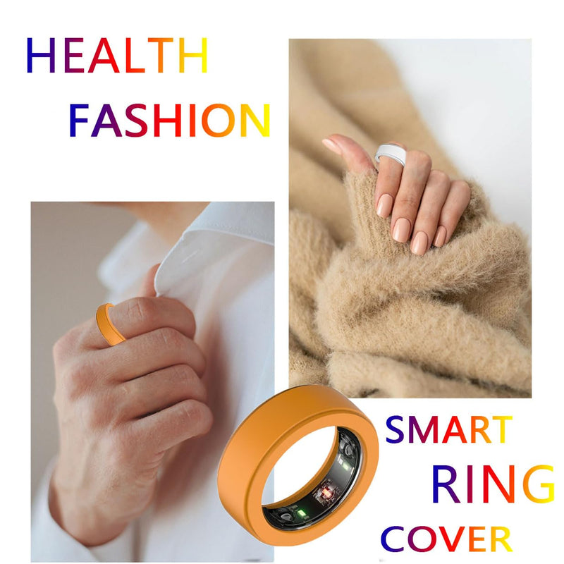 Silicone Ring Protector Compatible with Oura Ring Gen 3 and All smart ring, Elastic Smart Ring Cover for Men and Women (Black, M(9/10/11)) M(9/10/11) Black