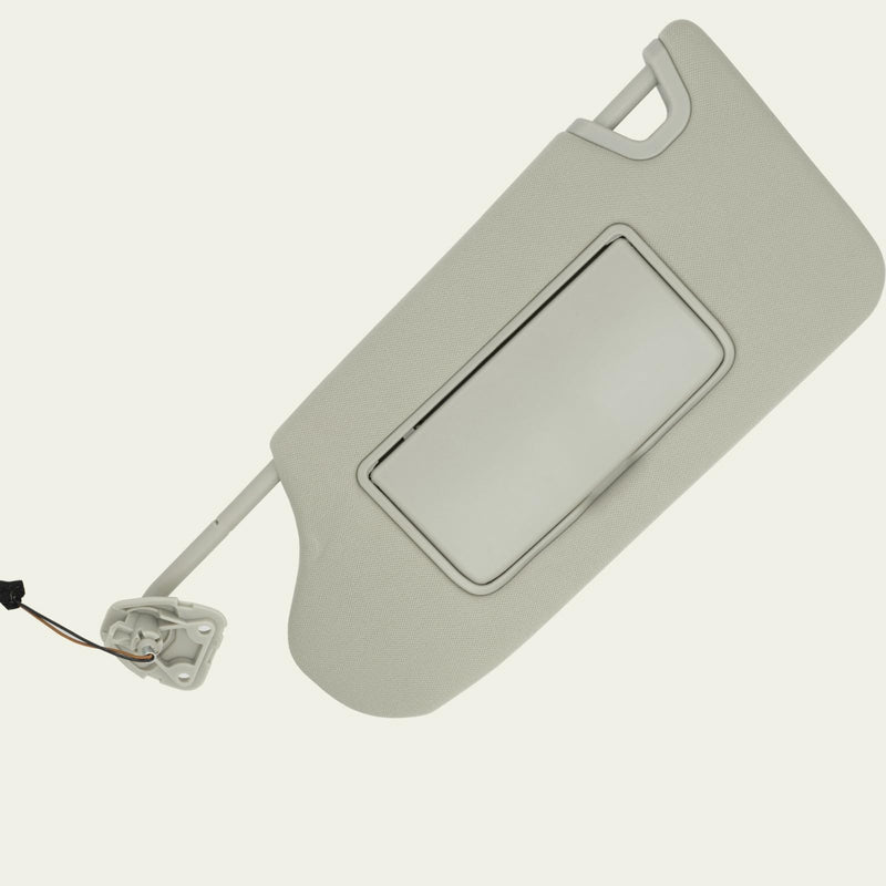 Driver Left Side Sun Visor Replacement Compatible with Nissan Altima 2013 2014 2015 2016 2017 2018 with Light Switch 96401-3TA2A Color Grey Gray（Left Driver)