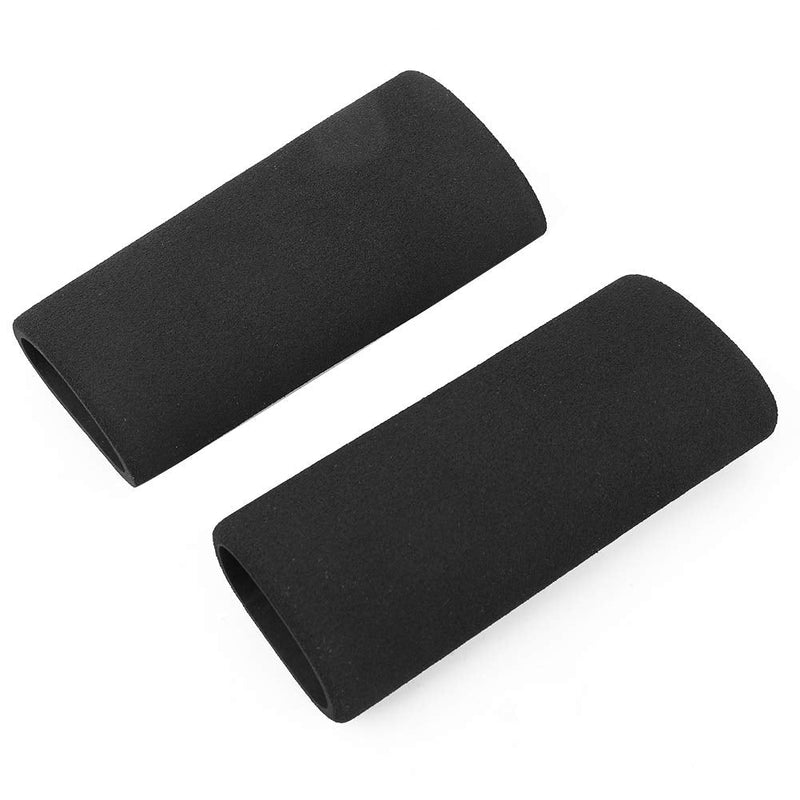 Motorcycle Handle Cover, 2pcs Motorcycle Non-Slip Anti Vibration Soft Foam Handlebar Grip Cover, Black