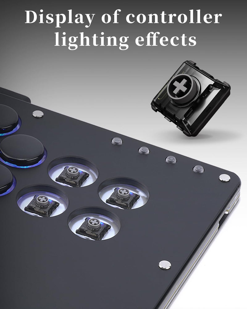Kailh Shadow Hunting Switch Customized Low Profile Switches for Cosmoxgaming All-Button Leverless Controller & Mechanical Keyboard (20 PCS) (Shodow Hunting Switch)