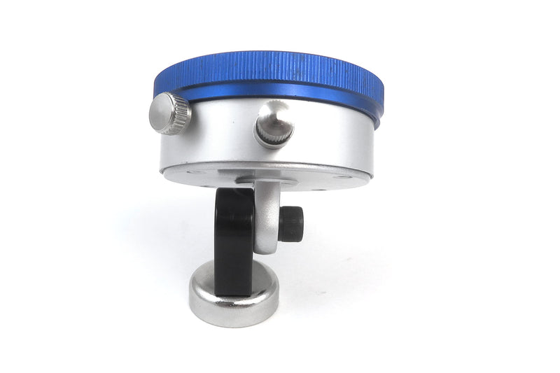 Miniature Magnetic Mag Base with Dial Indicator, 40 Pounds Holding Power (Magnetic Base with Dial Indicator)