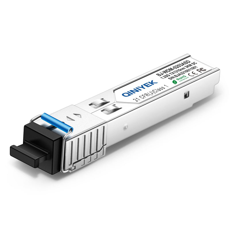 1 Pair simplex SC Module 3KM, 1.25G Single-Mode Fiber Connector, SFP-WDM-SM 1000BASE BiDi 1310nm/1550nm SFP Transceiver Module 1.25G BIDI SC