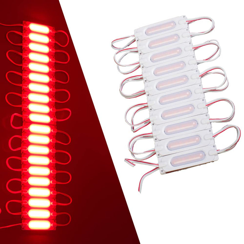 Brightest Store Front Window LED Light COB Series with UL Power Supply Brighter Than 5050 5630 5730 2835 20ft Red