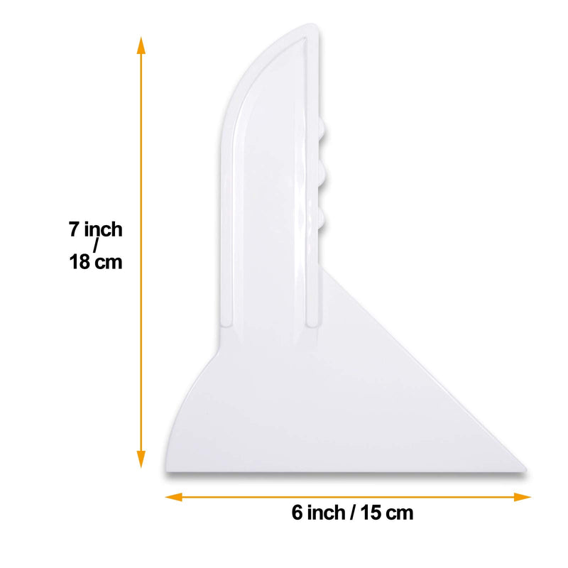 Plastic Squeegee Slammer Tint Handle Scraper for Tint Window Film Vinyl Wrap, 6 x 7 Inch, 2 in 1 Pack