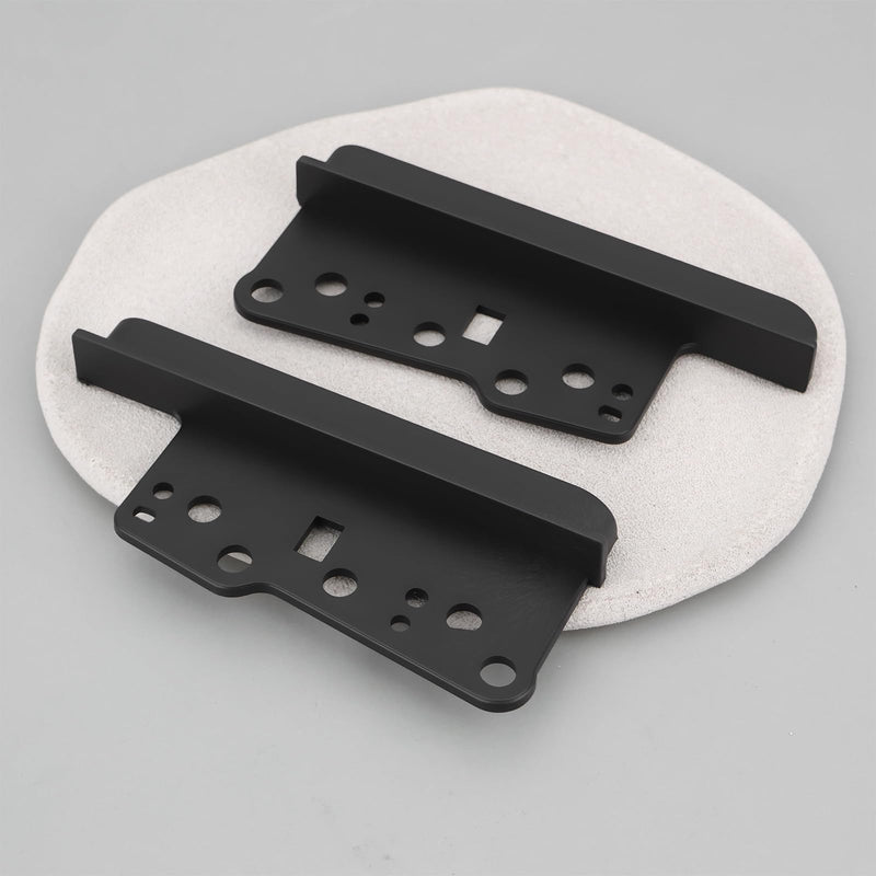 1 Pair Double DIN Car Stereo Fascia Mount Brackets Compatible with Toyota Celica MR2 RAV4